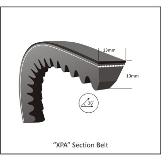AVX 13 x 1038 La DIN7753 V-Belt Keilriemen XPA 1020 Lw